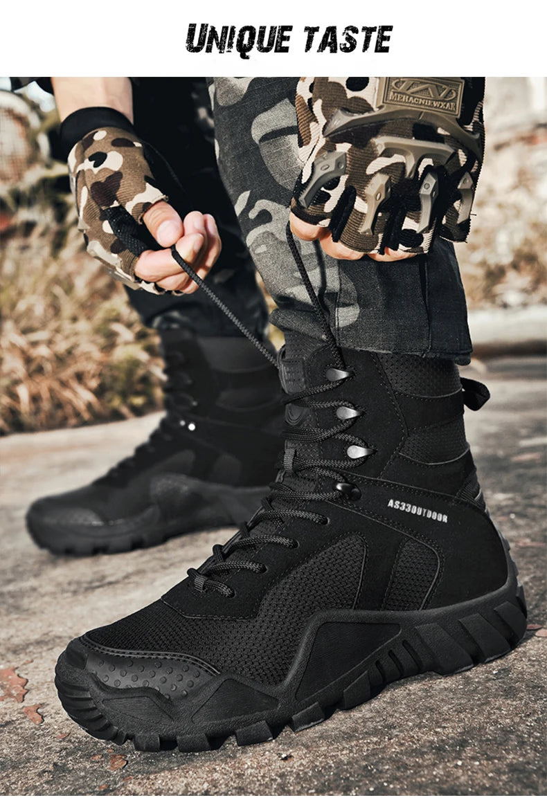 Men's waterproof hiking boots lightweight/outdoor work boots stylish and durable hiking boots