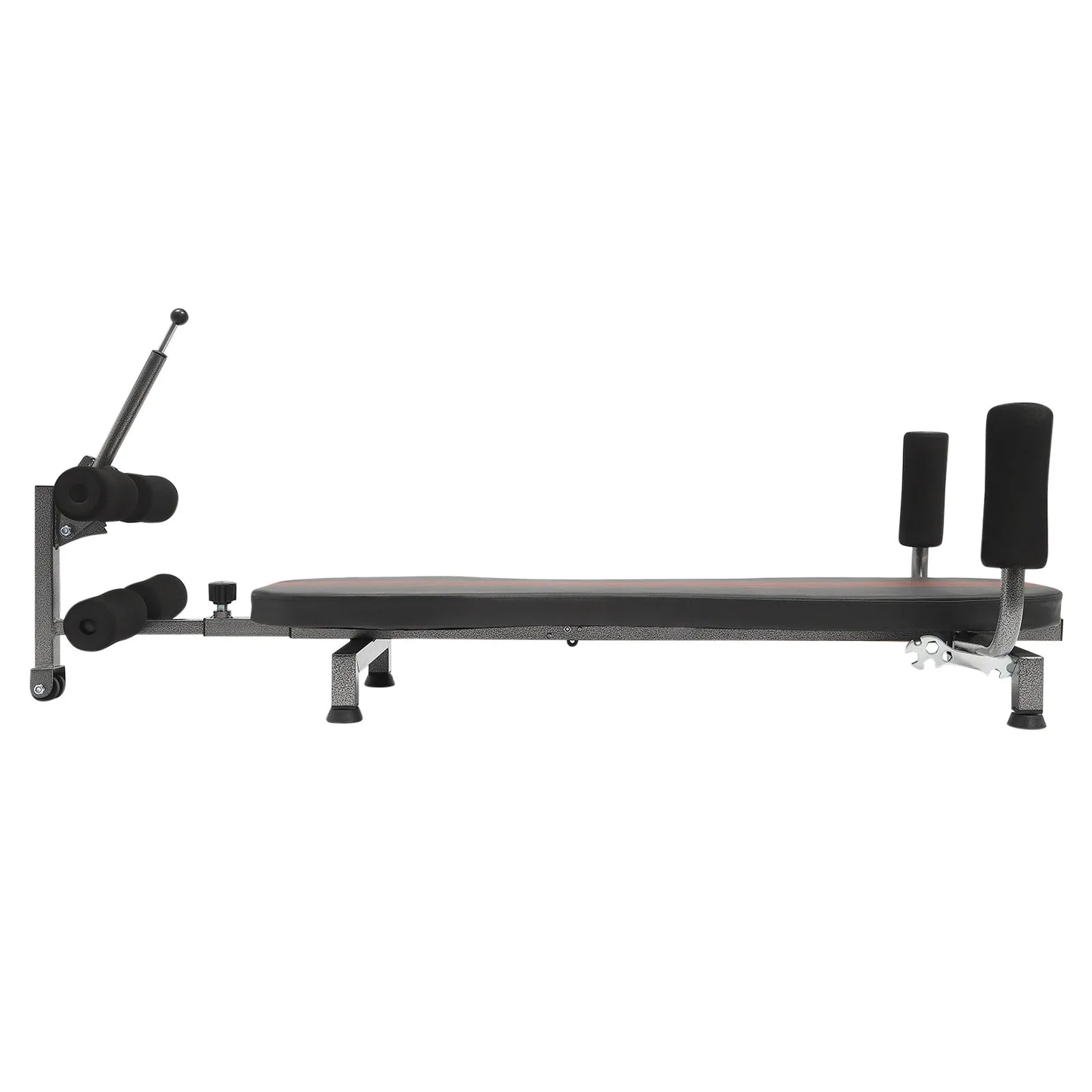 Table, Back Stretch Decompression Bench for Lumbar Spine Relief/Adjustable Length and Hand-Crank Stretching Supports Up