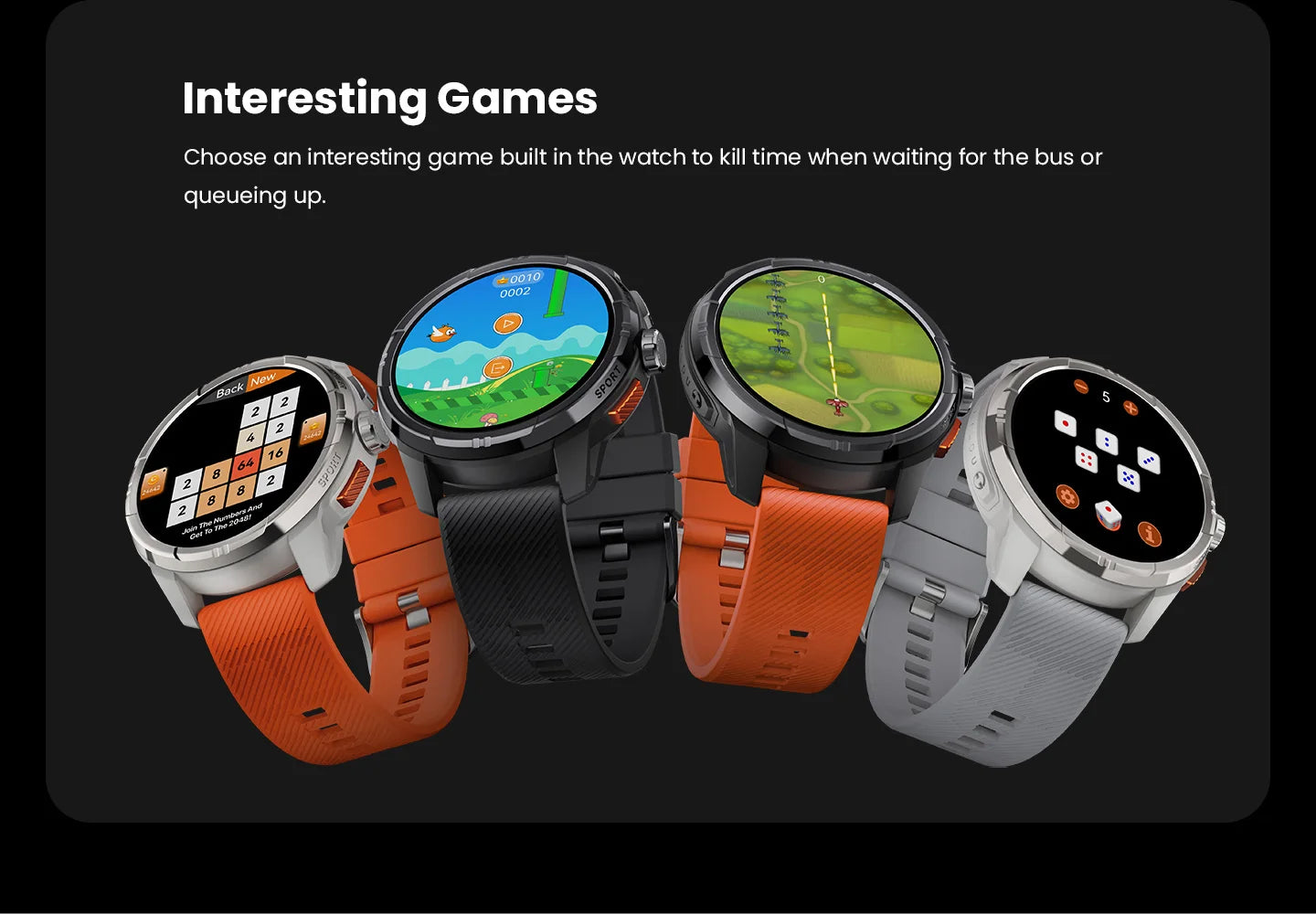 HAYLOU Solar Ultra GPS Smart Watch 1.6” AMOLED Display 60Hz Refresh Rate/Bluetooth Calls 5ATM Water Resistance Sports Smartwatch