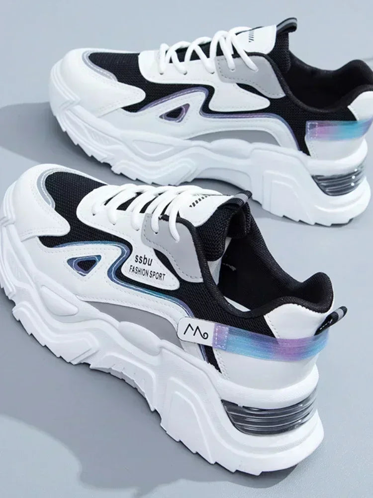 2025 Sneakers Women Platform Flat Shoes Woman Shoes/Casual Trainers Ladies Chunky Sneakers Women Shoes