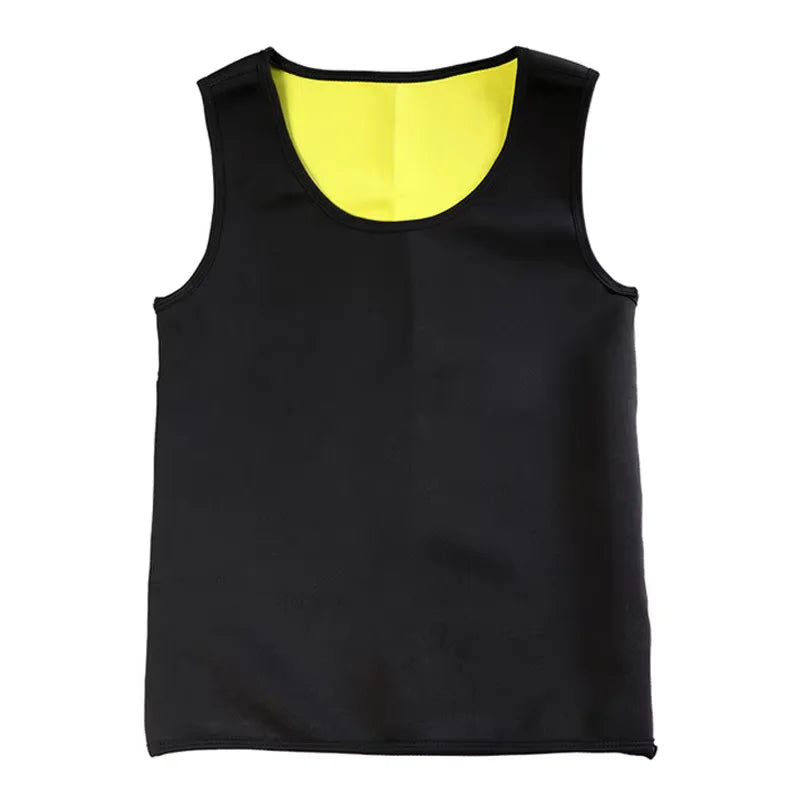 Men Training T-shirts Sauna Effect Sports Vest Exercise Tops/Fitness Clothes Slimming Weight Loss Sportswear Workout Activewear