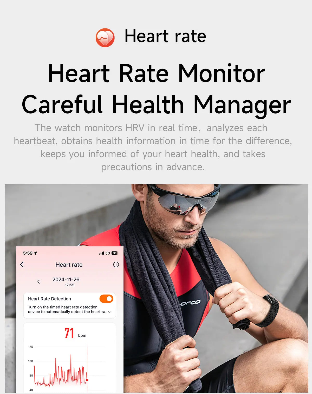 LIGE New No screen Smart Watch 20-day Ultra-long Use Time 24hours Blood Oxygen/Blood Pressure Monitoring Sports Smart Bracelet