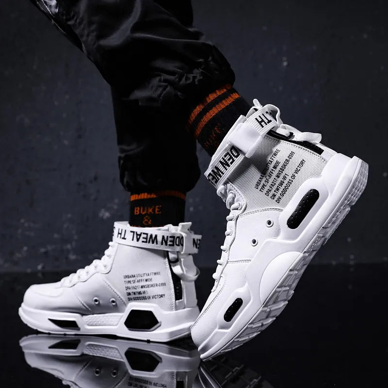 Men's fashionable sports shoes, high top walking shoes sports and casual shoes/fashionable sports and fashionable men's shoes