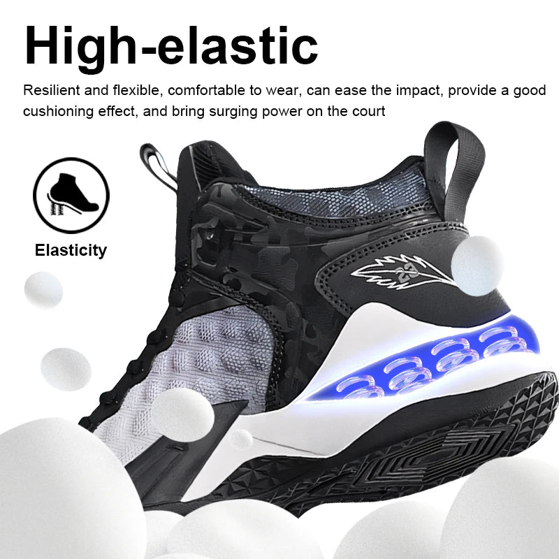Men's Basketball Shoes Breathable Non-Slip Sneakers/Fashionable Sports Men Sneakers