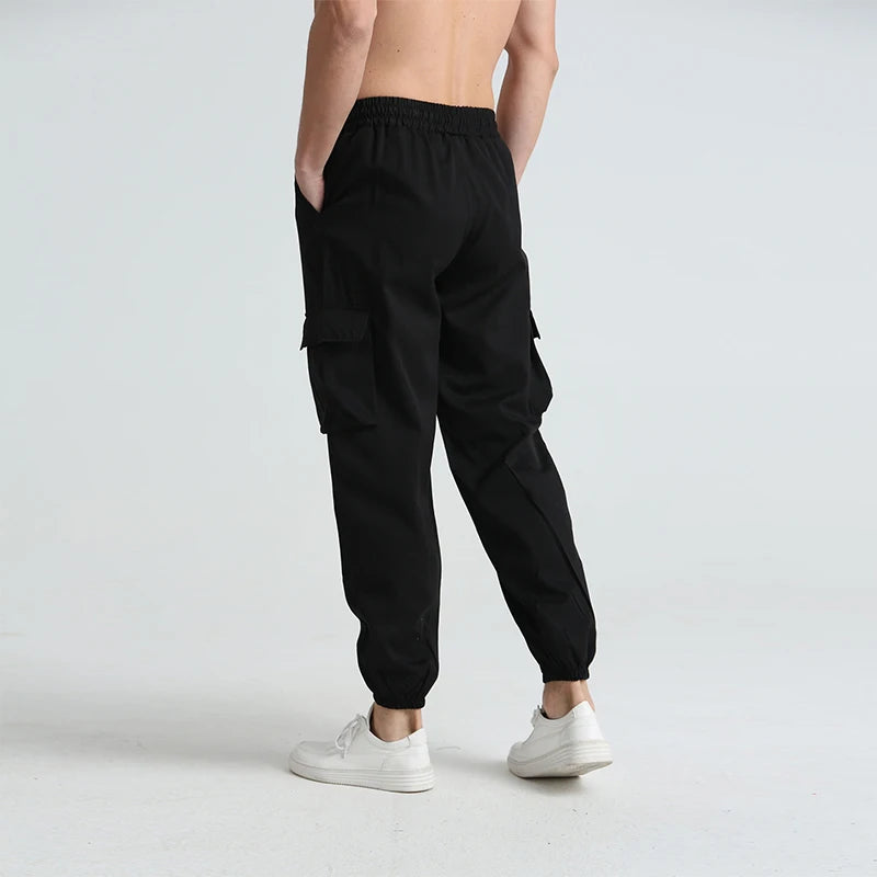 Men s Outdoor Hiking Cargo Pants Lightweight Quick Dry/Breathable Trousers with Adjustable Waistband and Pockets