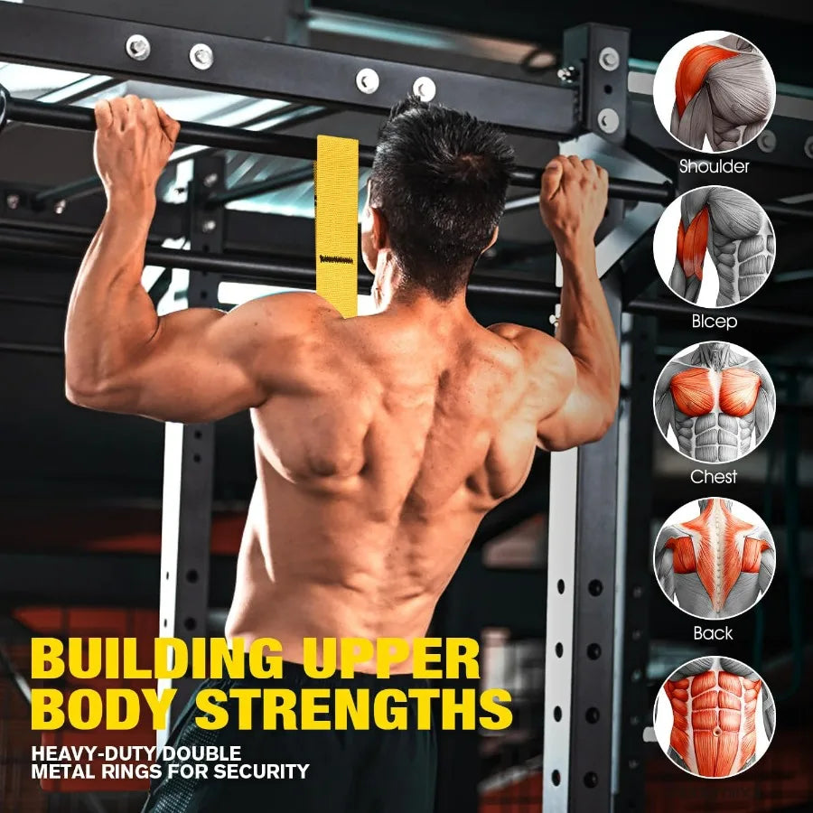 Pull Up Assistance Bands Resistance Bands for Pull Up Bar Workout/Adjustable Heavy Duty Pull Up Assist Equipment