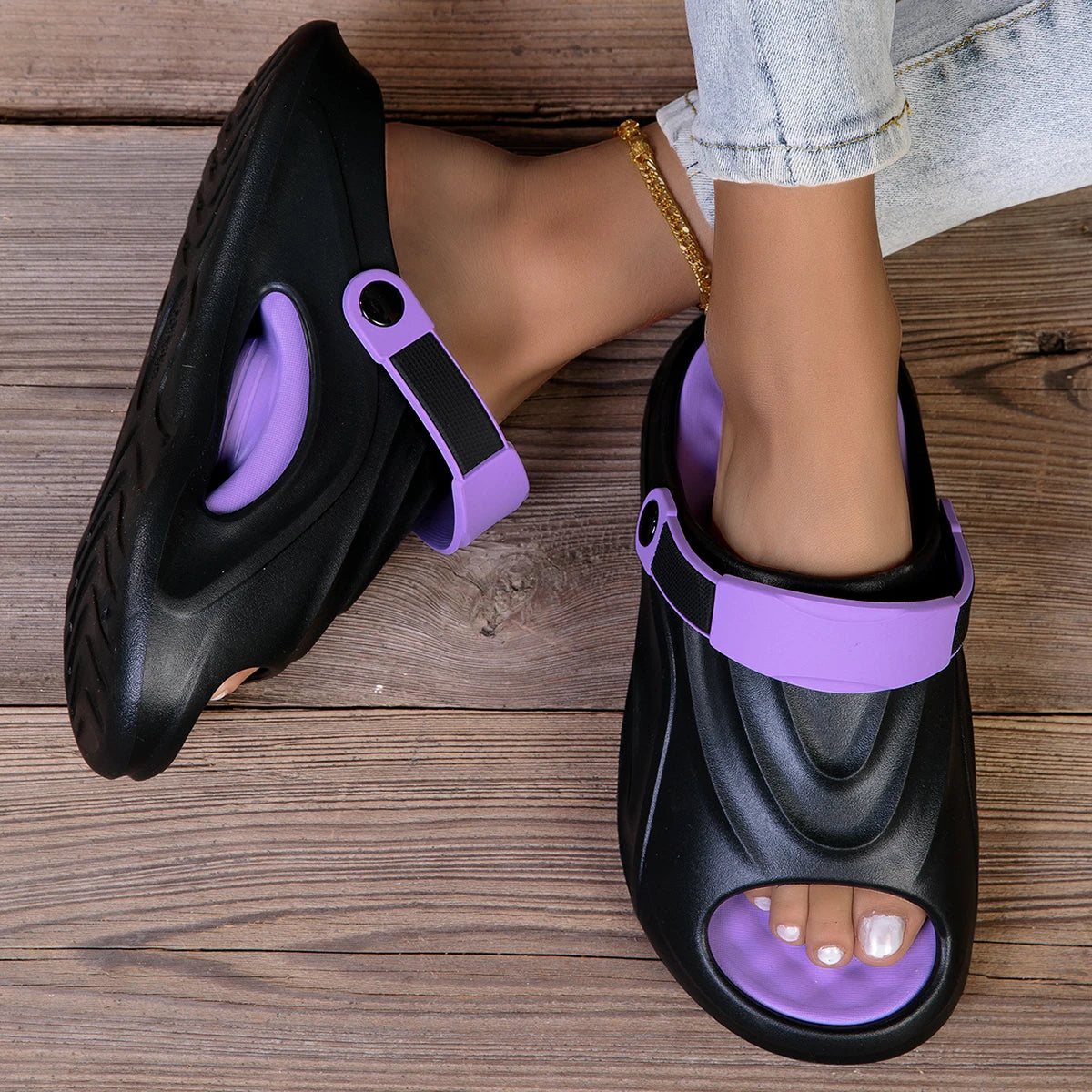 Slippers for women in summer slip resistant casual/Women's sports beach couple sandals