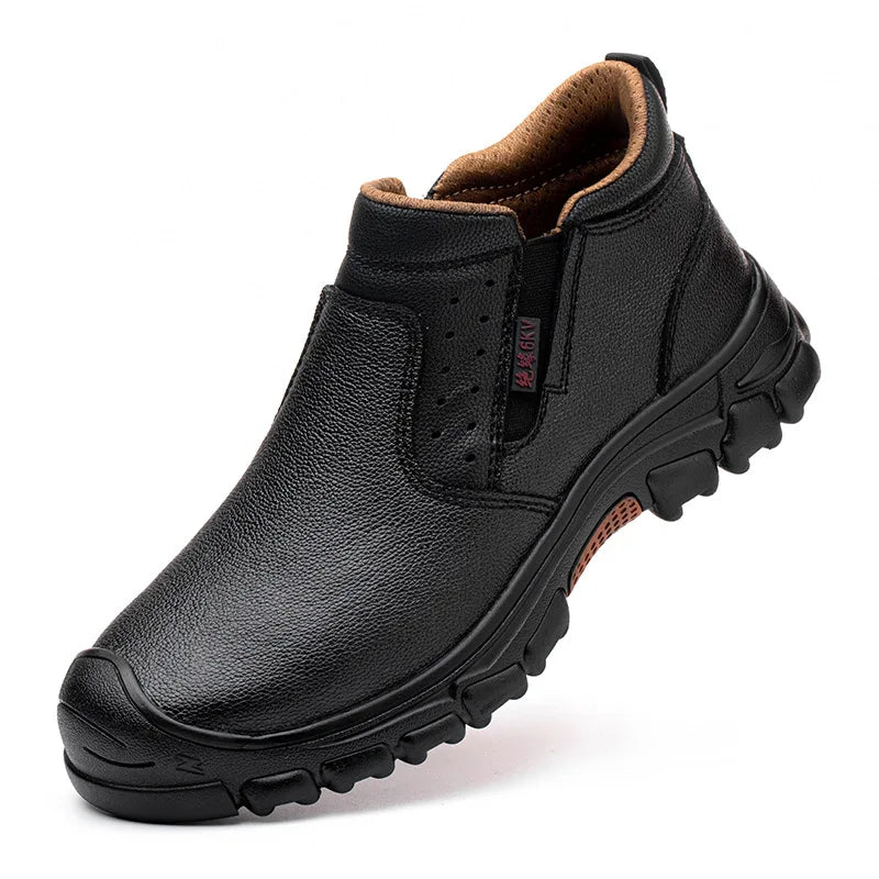 Men Work Shoes Breathable Work Sneakers Composite Toe Safety Shoes/Anti-Puncture Indestructible Shoes Welders Safety Boots