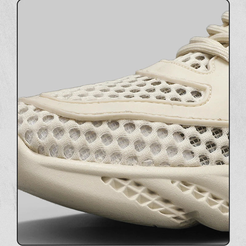 Outdoor Shoes Summer Thin Breathable Mesh Hollowed Out Shoes/for Men's Lightweight Sneakers Sports Running Shoes