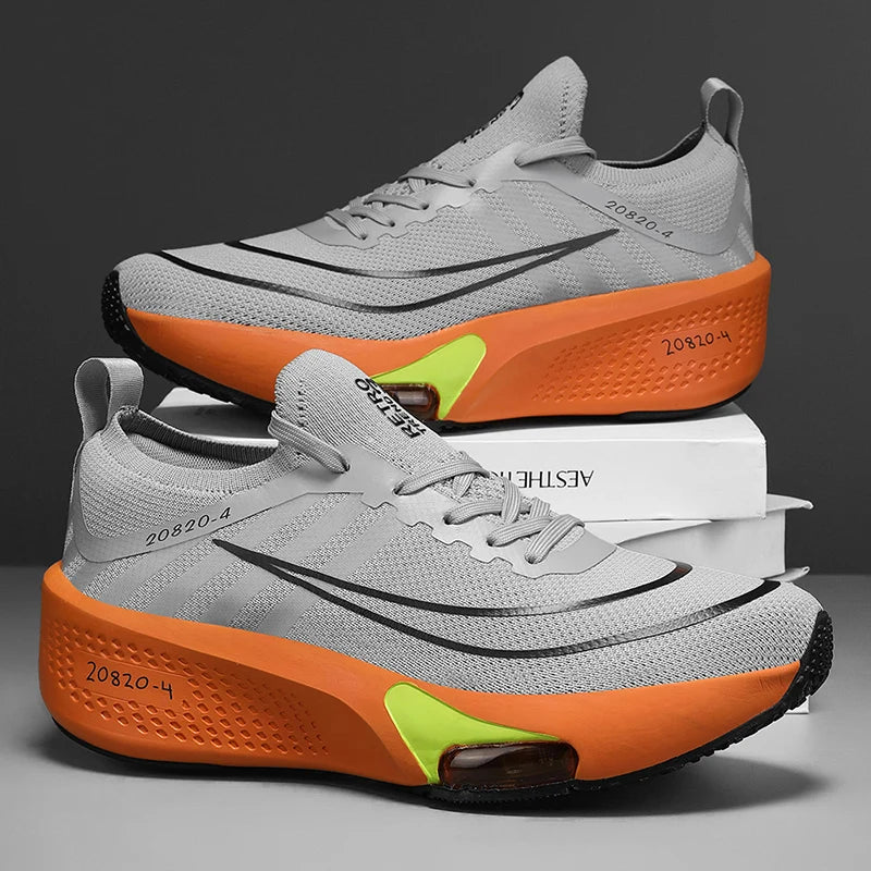 Sports Shoes for Men Fashion Cushioned Sneakers/Breathable Casual Student Sports Running Shoes