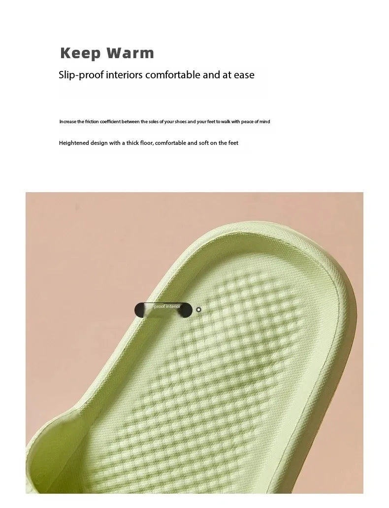 Soft Sole Massage Shower Shoes for Women Waterproof/Non-slip Home Leisure Fashion Bathroom Slippers