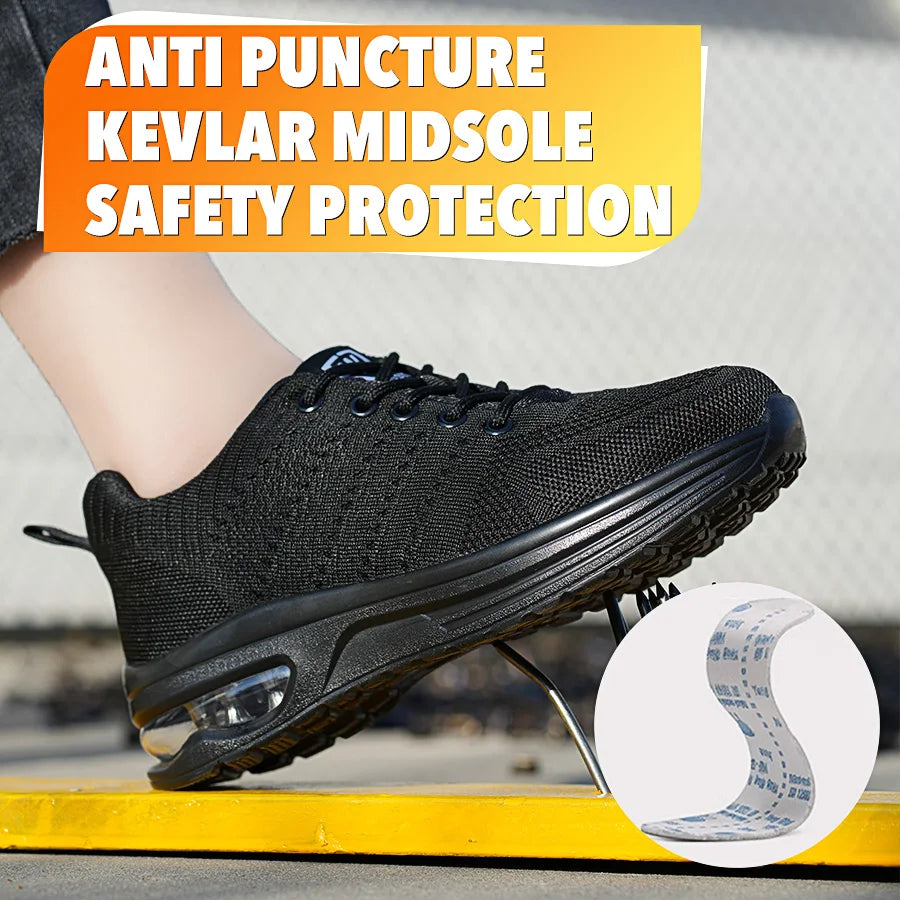 Four seasons women's puncture-proof/daily casual safety shoes