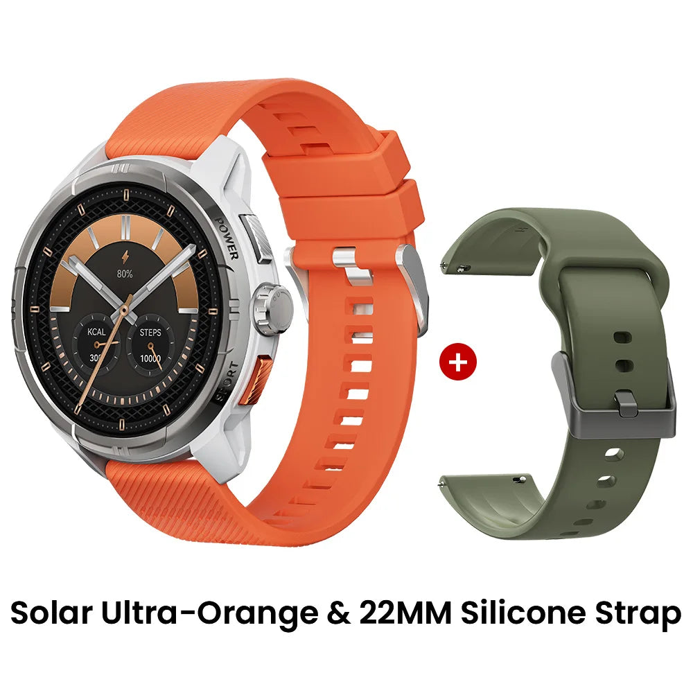 HAYLOU Solar Ultra GPS Smart Watch 1.6” AMOLED Display 60Hz Refresh Rate/Bluetooth Calls 5ATM Water Resistance Sports Smartwatch