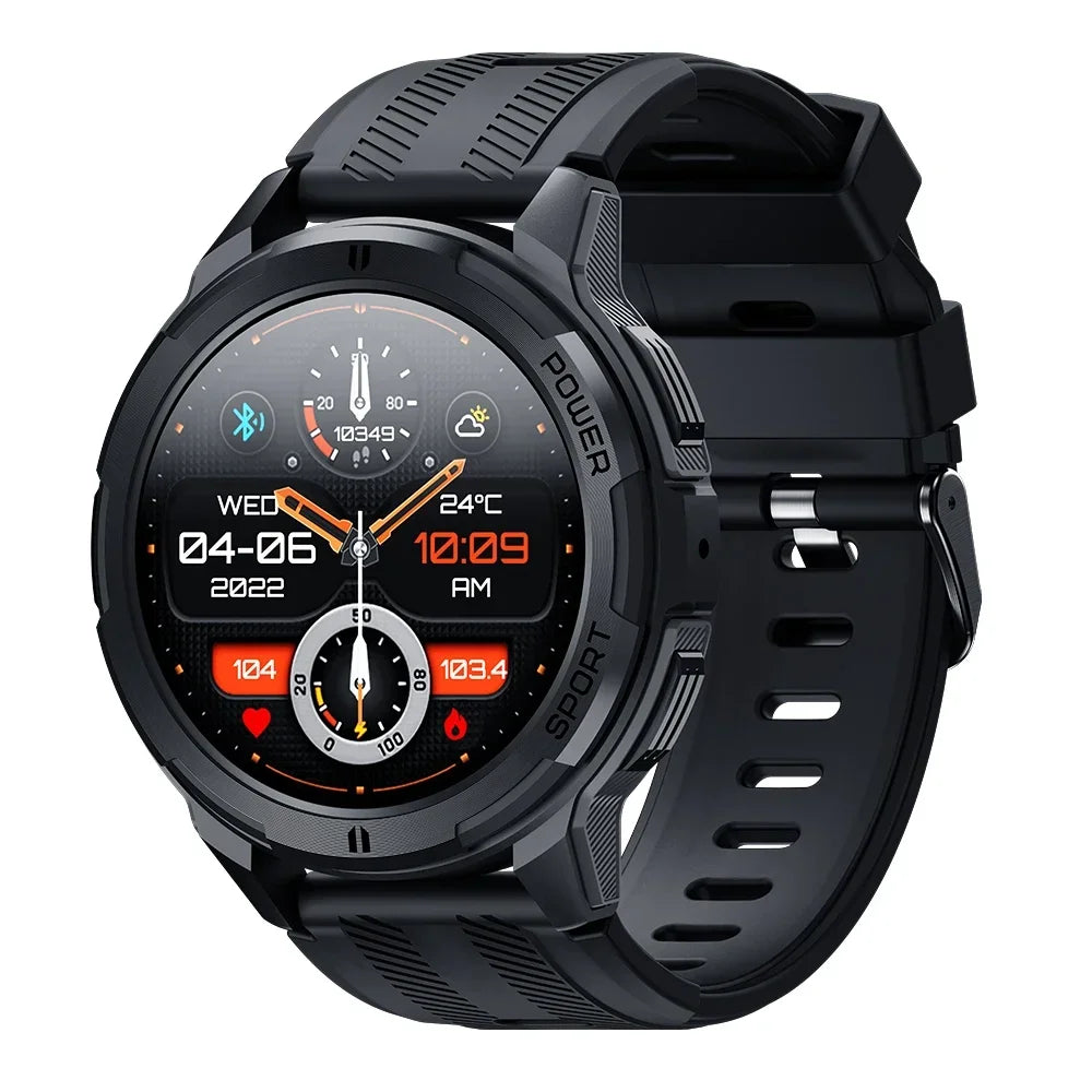Oukitel SmartWatch BT10 Watch Sport For Men/410mAh 1.43 Inch BT5.2 Men's Smartwatch