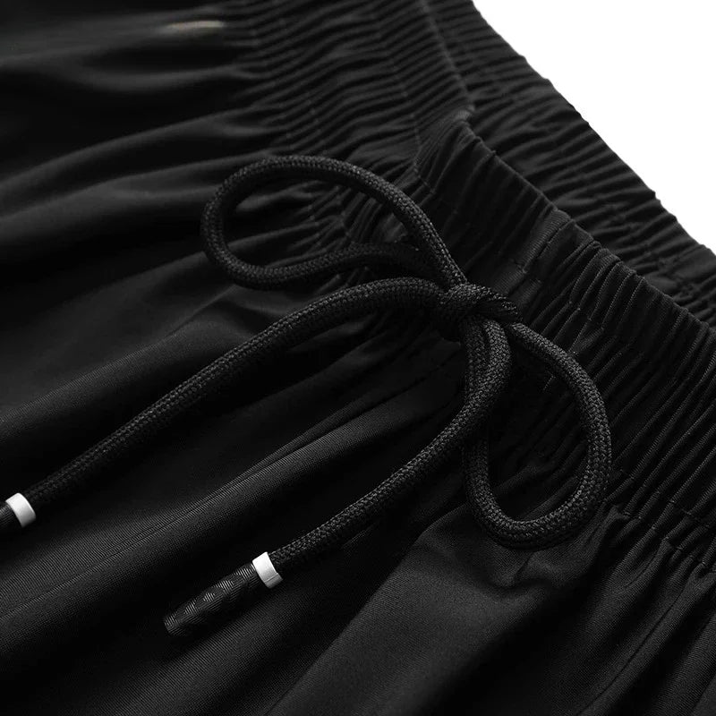 Summer Men's Sport Shorts Cool Sportswear Running Shorts/Casual Bottoms Gym Fitness Training Jogging Men Black Gray
