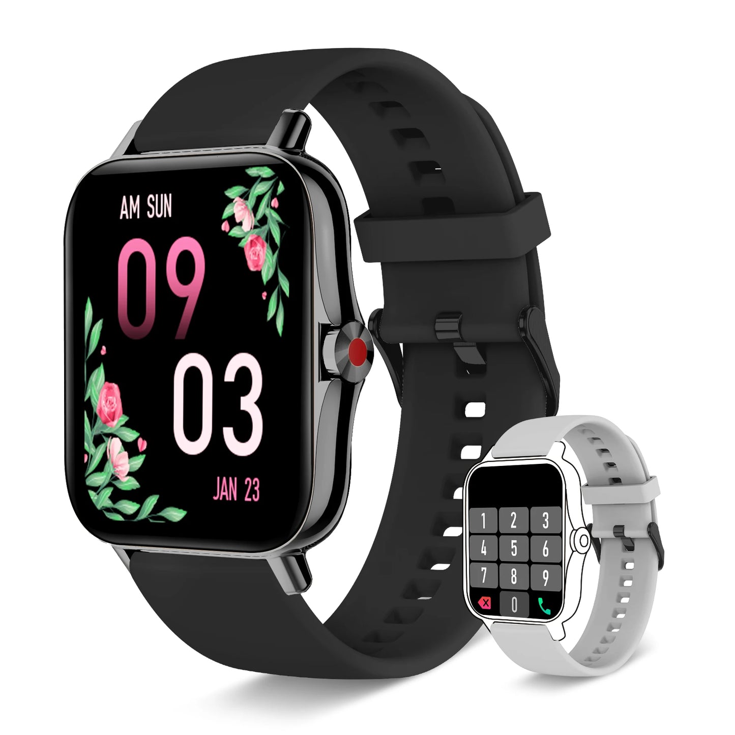 Smart Watch for Women(Call Receive/Dial), Fitness Tracker/Smartwatch for Android iOS Phones Heart Rate Sleep Monitor