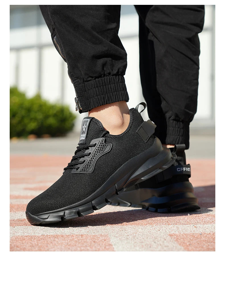 Soft-soled comfortable anti-smash/anti-puncture and breathable safety shoes