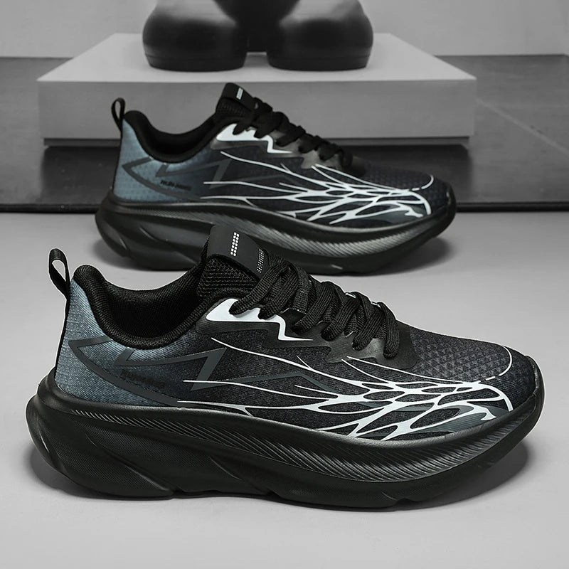 Men's Casual Comfortable and Fashionable Sneakers Fabric Lining/Durable Non-Slip Outer Soles Suitable for Running Fitness