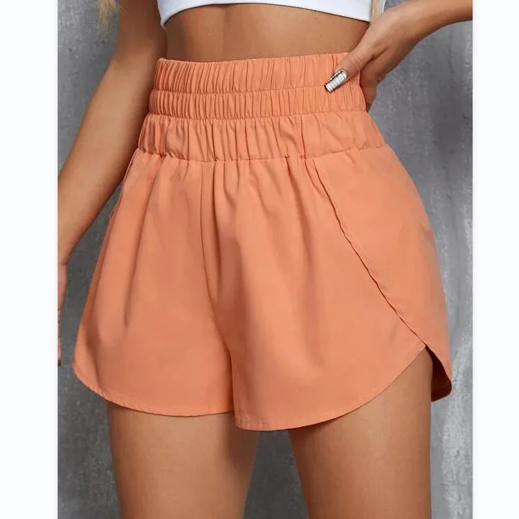 Boxer Shorts for Women Teen-girls Light Weight Pull-on High Rise Shorts/Outfit Athletic Style Summer Workout Shorts