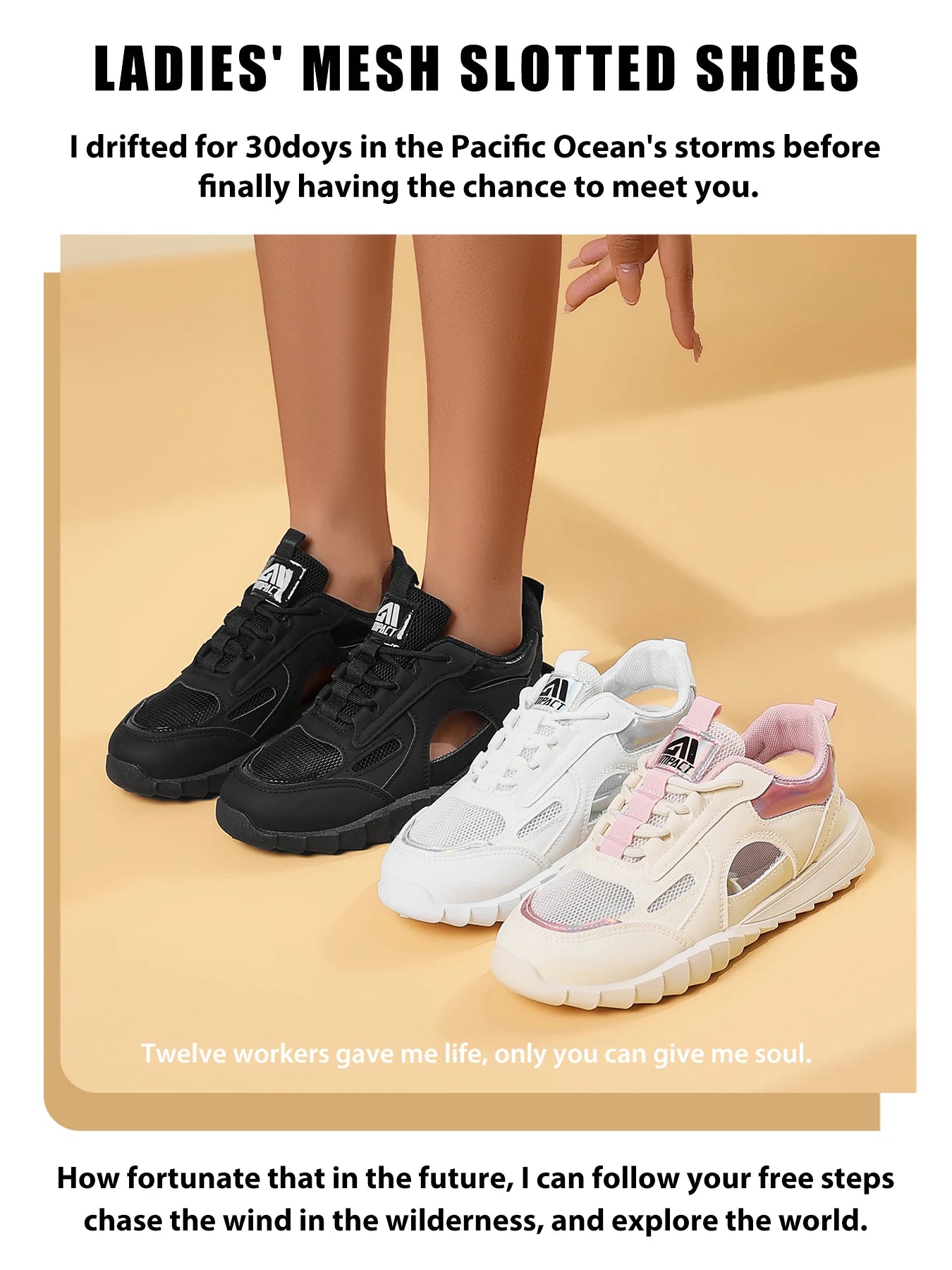 Women's Breathable Thick-Sole Sneakers w/Durable Design/Outdoor Running/Walking Shoes for Gym & Daily Wear Stylish Comfort