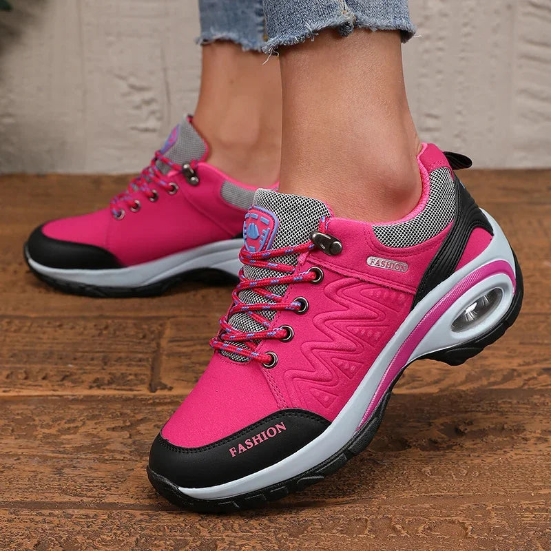 New Vulcanized Women's Shoes Fashionable Luxurious Design Breathable/Platform Shoes Comfortable Outdoor Hiking Women's Sneakers