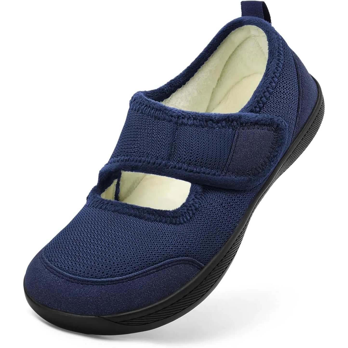 Women's Slippers Wide Width Diabetic Shoes Edema House/Barefoot Walking Shoes Adjustable Indoor Outdoor Slippers