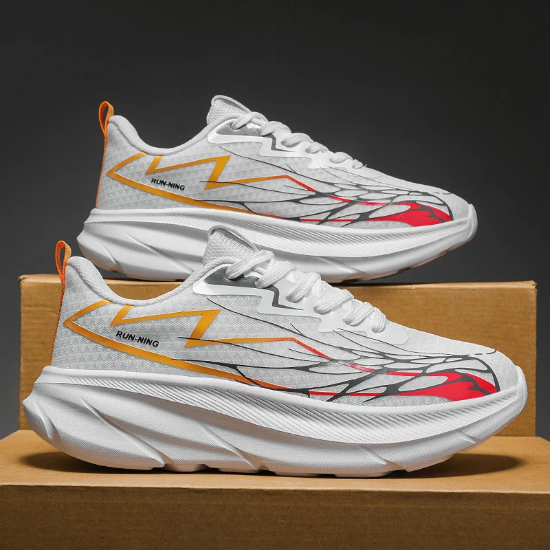 Men's Casual Comfortable and Fashionable Sneakers Fabric Lining/Durable Non-Slip Outer Soles Suitable for Running Fitness