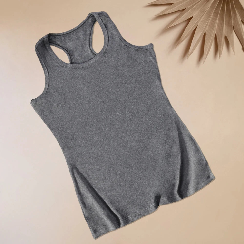 Women Tank Top Sleeveless Racerback Tank Top Summer/Basic Cami Top Shirt Fitted Tank Top