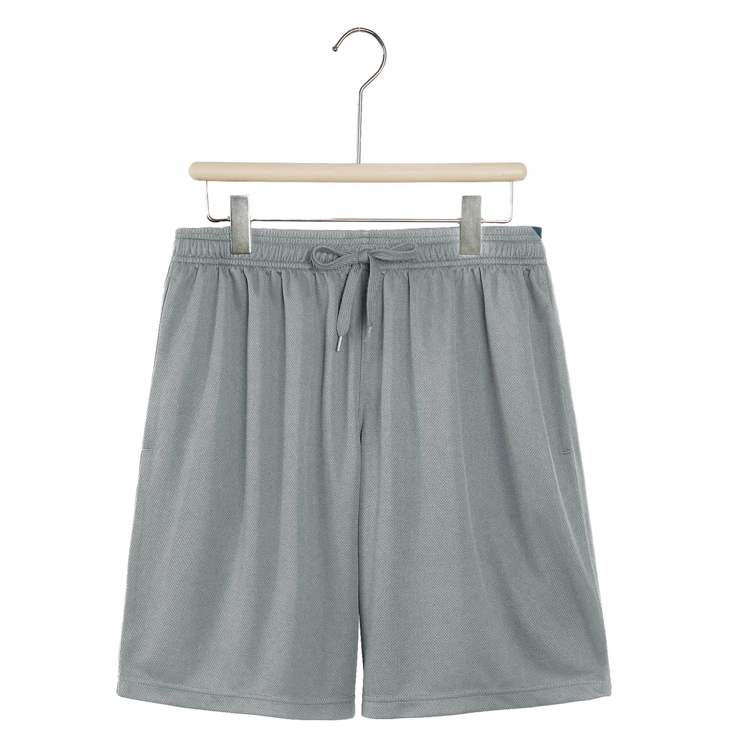 7 pieces of men's sports shorts polyester elastic band pocket/quick drying breathable fitness shorts
