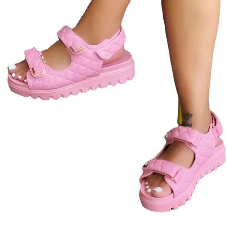 shipping designer shoes women casual sandals light brown/white black pink nonslip comfortable breathable outdoor slippers new