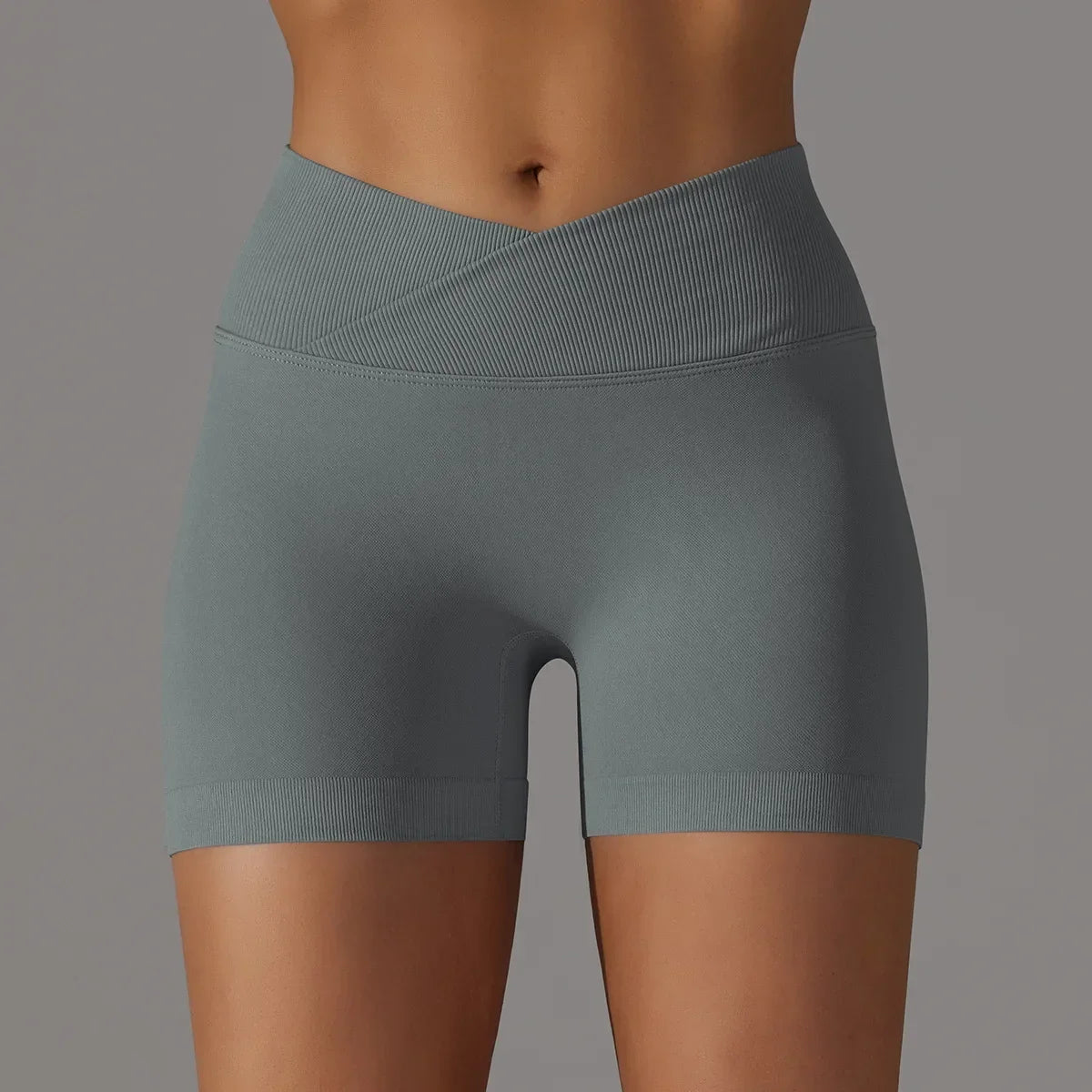 Women High Waist Workout Fitness Yoga Shorts Gym Push Up/Yoga Leggings Scrunch Butt Seamless Sports Shorts