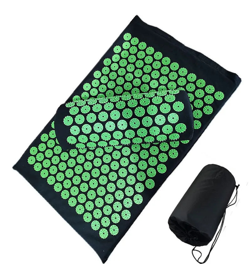 Massager Mat Shakti Mat Massage Yoga Mat Acupressure Relieve Stress/Back Body Pain Spike Mat Acupuncture Massage Cushion
