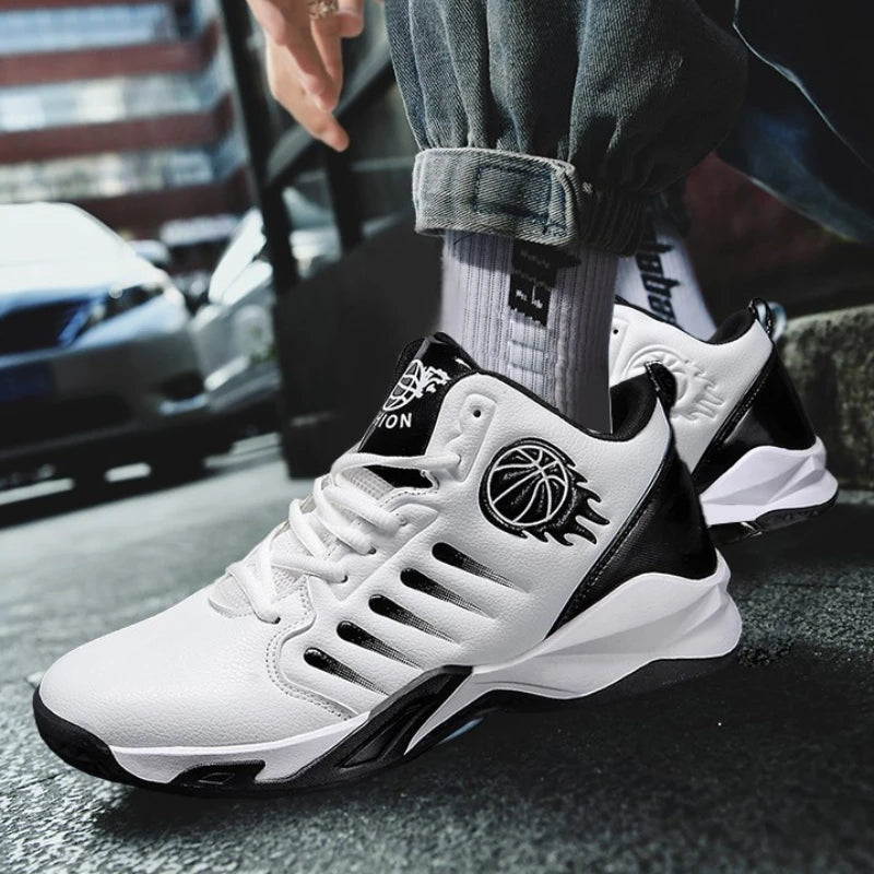 Men's Basketball Shoes Breathable Non-Slip Sneakers/Fashionable Sports Comfortable Running Shoes
