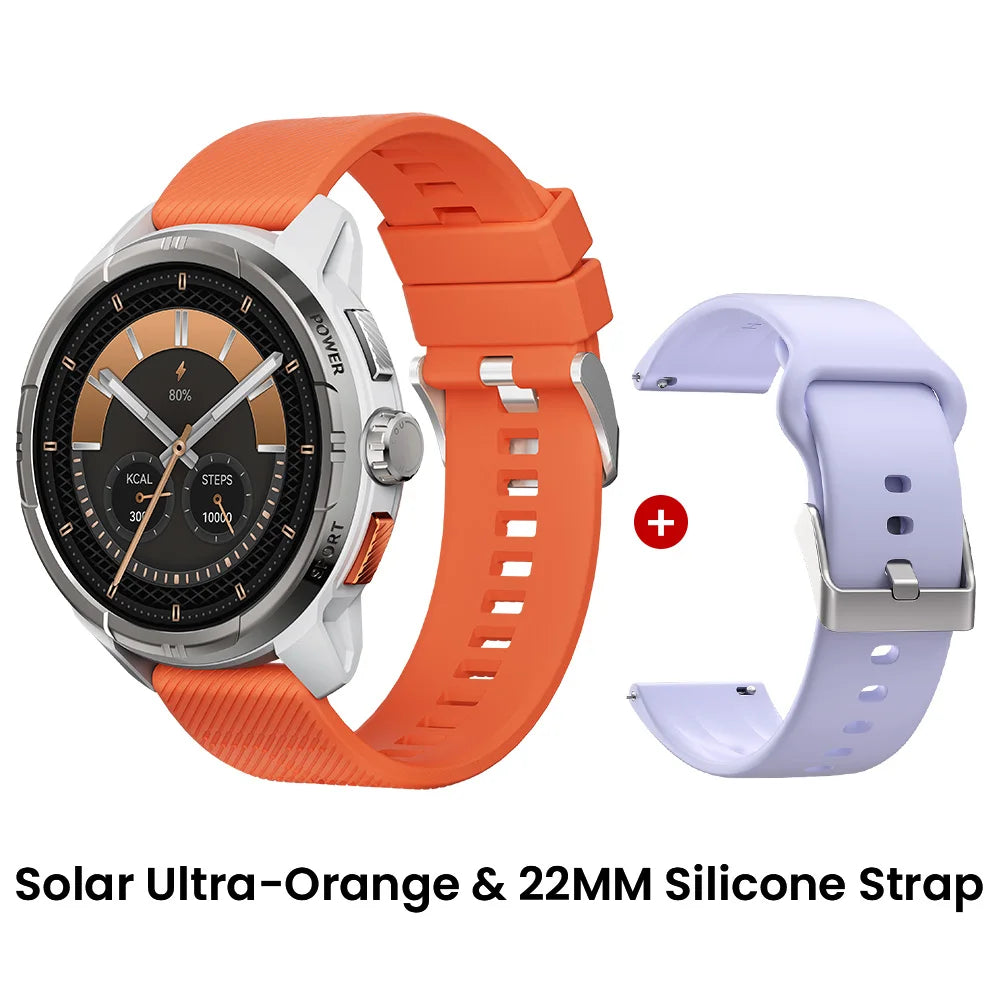 HAYLOU Solar Ultra GPS Smart Watch 1.6” AMOLED Display 60Hz Refresh Rate/Bluetooth Calls 5ATM Water Resistance Sports Smartwatch