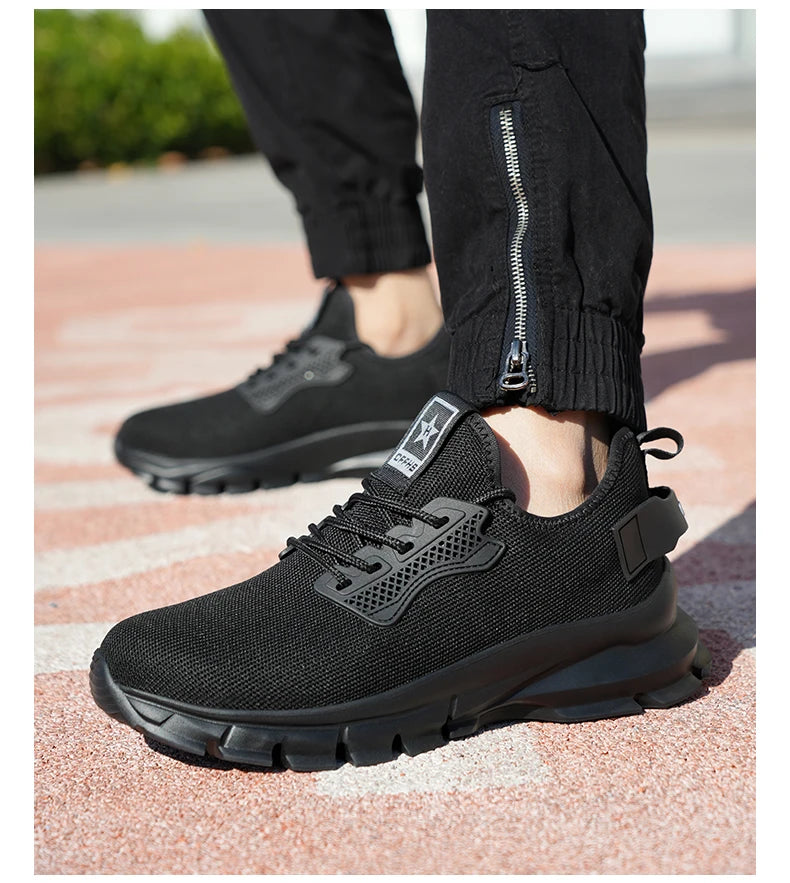 Soft-soled comfortable anti-smash/anti-puncture and breathable safety shoes
