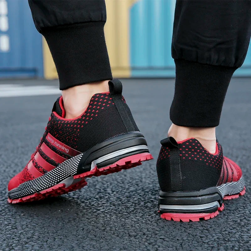 New men's flying mesh surface spring summer breathable/casual sports shoes flat vulcanized couple running