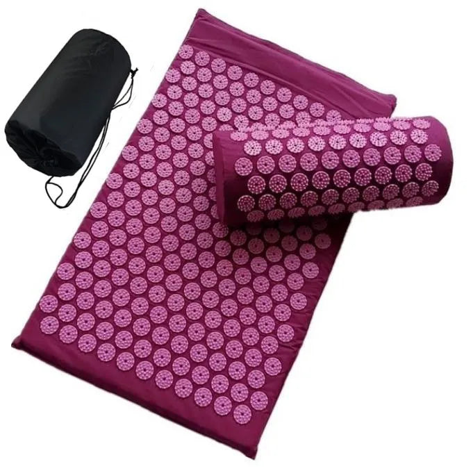 Massager Mat Shakti Mat Massage Yoga Mat Acupressure Relieve Stress/Back Body Pain Spike Mat Acupuncture Massage Cushion
