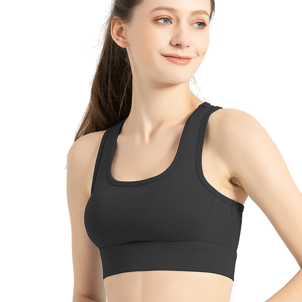 Sports Bra Full Support High Impact Racerback Crop Tops/Women Workout Gyms Fitness Bras Athletic Sports Bra