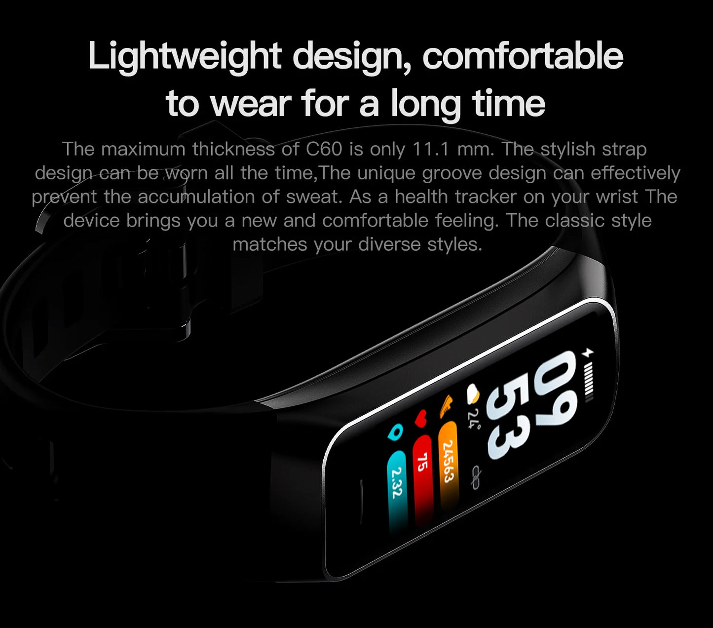 LIGE Amoled Smart Watch Smartwatch Band Women Heart Rate Blood/Waterproof Connected Smart Bracelet Sport Fitness Tracker  Watch
