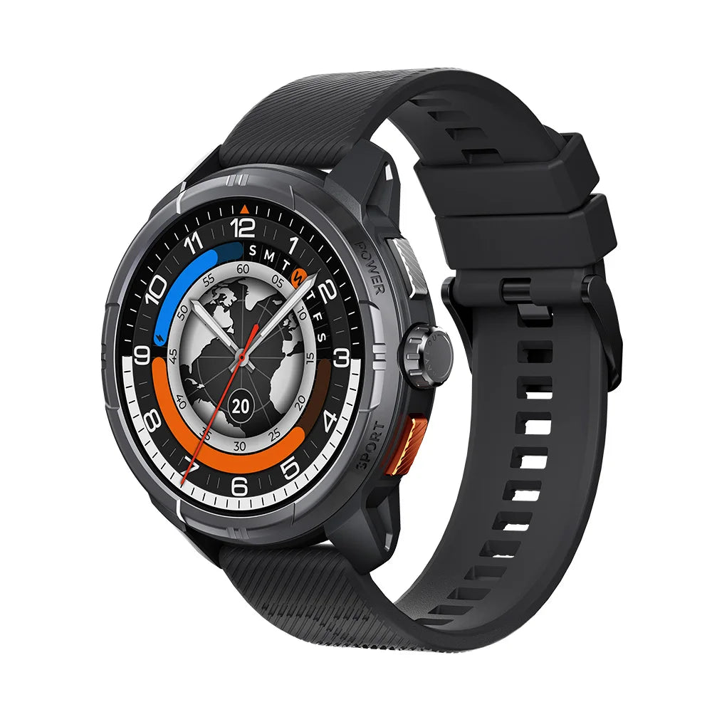 HAYLOU Solar Ultra GPS Smart Watch 1.6” AMOLED Display 60Hz Refresh Rate/Bluetooth Calls 5ATM Water Resistance Sports Smartwatch