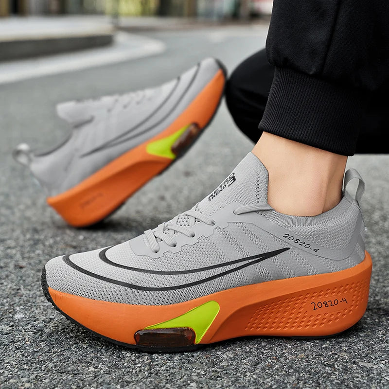 Sports Shoes for Men Fashion Cushioned Sneakers/Breathable Casual Student Sports Running Shoes