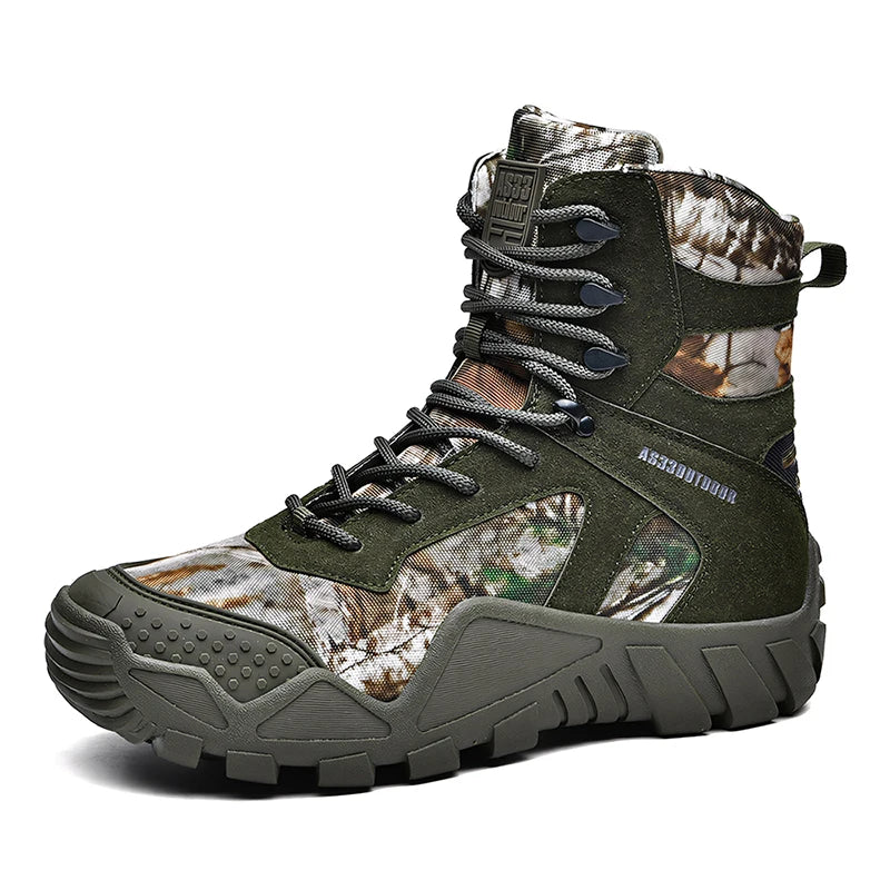 Men's waterproof hiking boots lightweight/outdoor work boots stylish and durable hiking boots