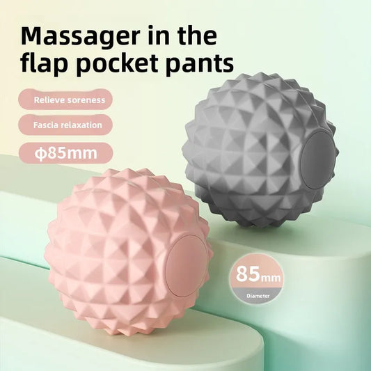 Silicone Fascia Ball 8cm Large Muscle Relaxation Massage/Yoga Fitness Foot Foot Foot Shoulder Neck Massage ball