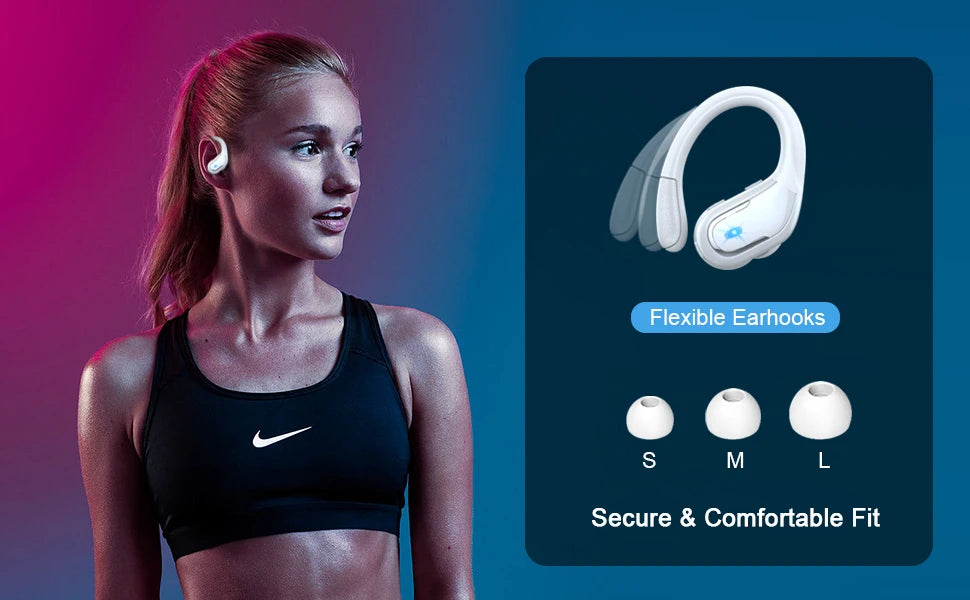 Wireless Earbuds, Bluetooth 5.3 Headphones Sport Bluetooth Earbuds/with ENC Noise Canceling Mic Bass Stereo Wireless Earphone