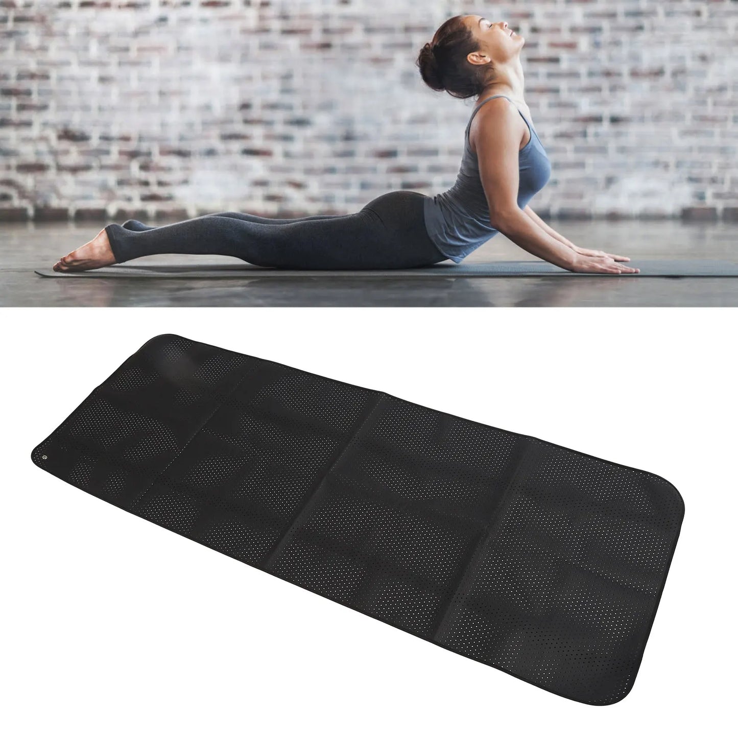 Grounding Sheet Grounding Mat Breathable Hole Black Stable Mood Improves/Digestion Anxiety Relief Reduce Soreness for Sleeping