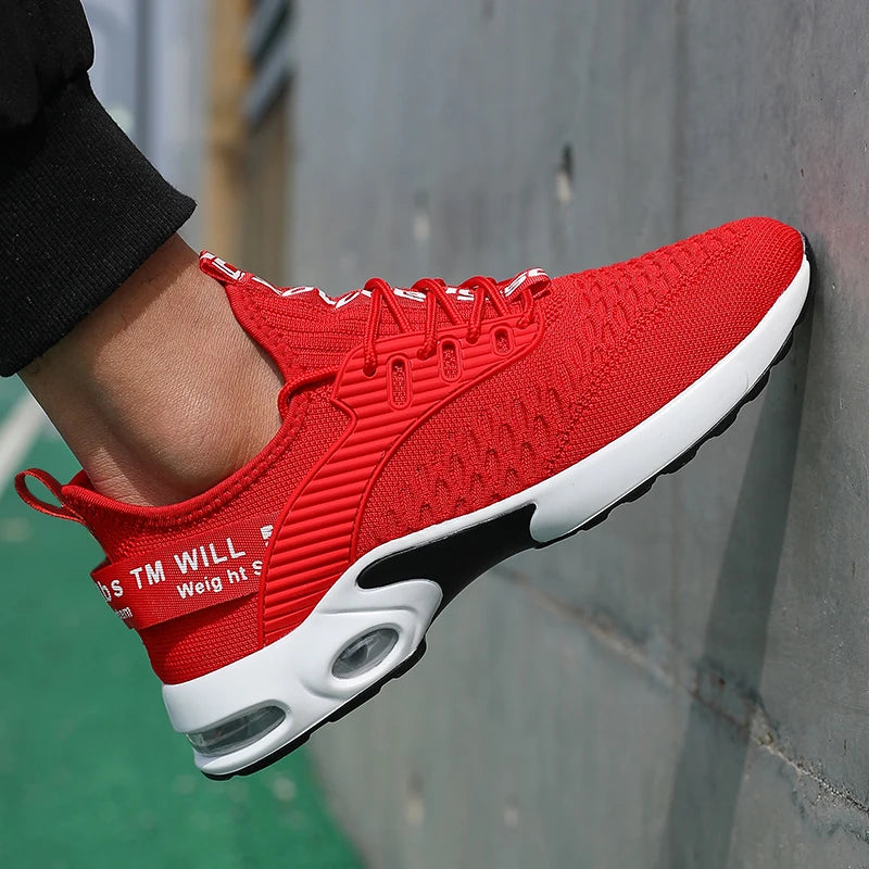 Men's Soft Sneakers Breathable Mesh Fashionable Sports Style Shoes/Summer Versatile High-quality Outdoor Lightweight Tennis Shoe