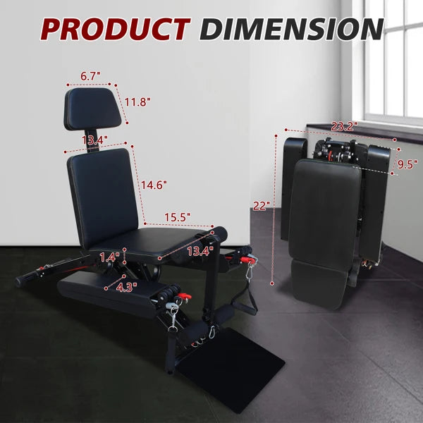Multifunctional fitness chair adjustable full body strength training/ bench quick folding weight bench