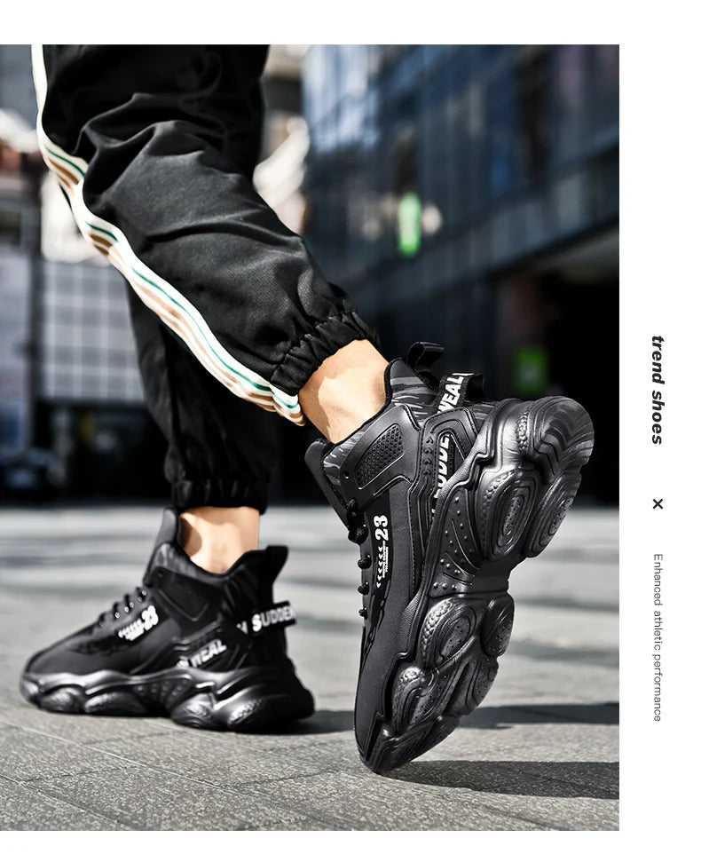 Men's running shoes, comfortable and lightweight walking shoes/running exercise casual sports shoes