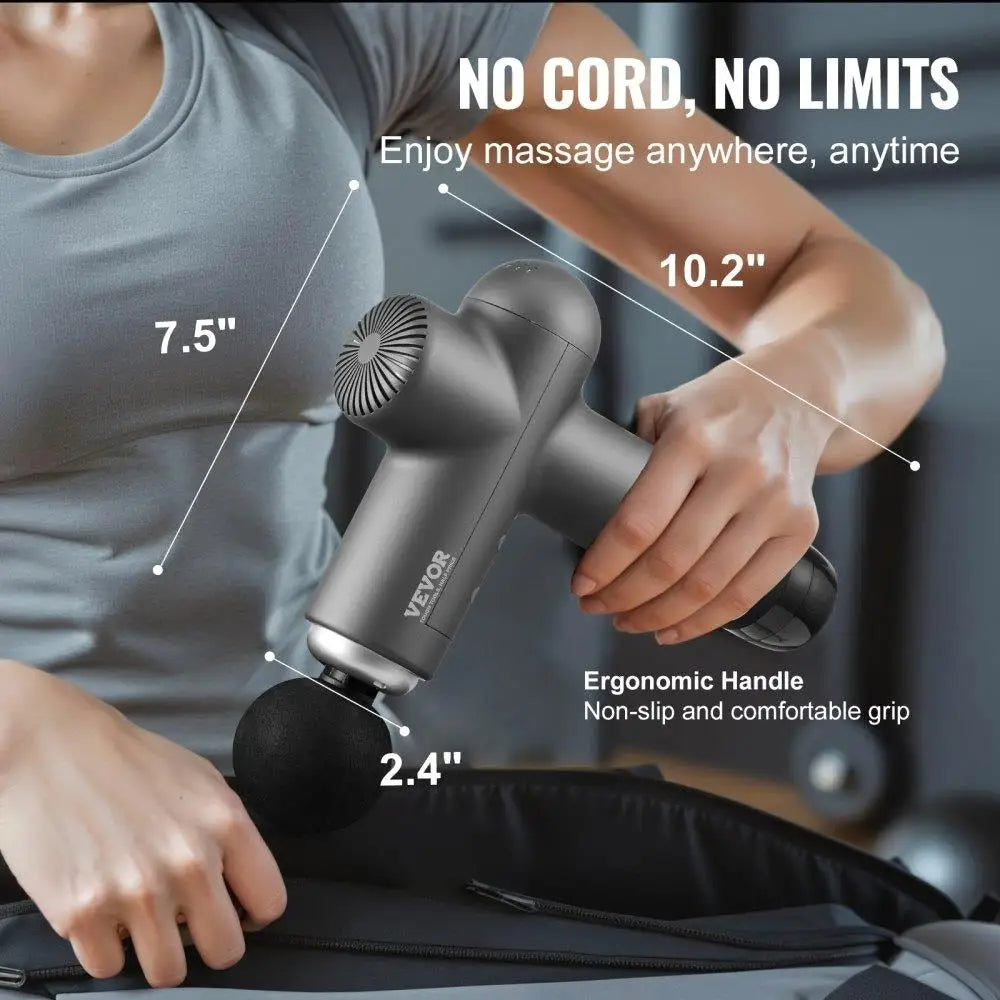 Deep Tissue Massage for athletes 8 Levels/6 Massage Heads, 24V 2500mAh