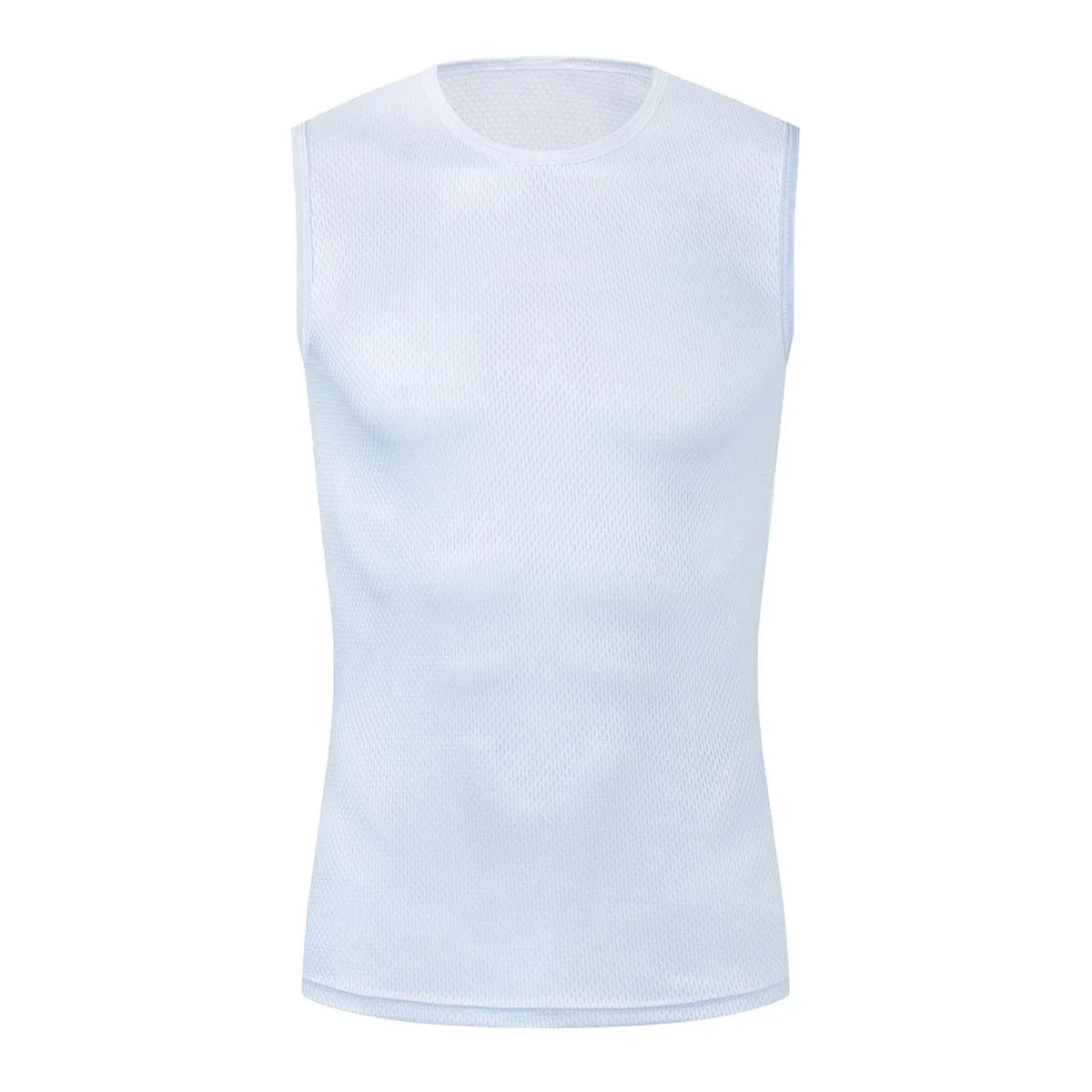Reflective Cycling Base Layers White Cycling Undershirt Quick Dry Vest/Sport Tank Top Tight Vest High Elastic Vest Bike Jersey